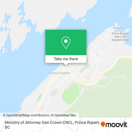 Ministry of Attorney Gen Crown CNCL map