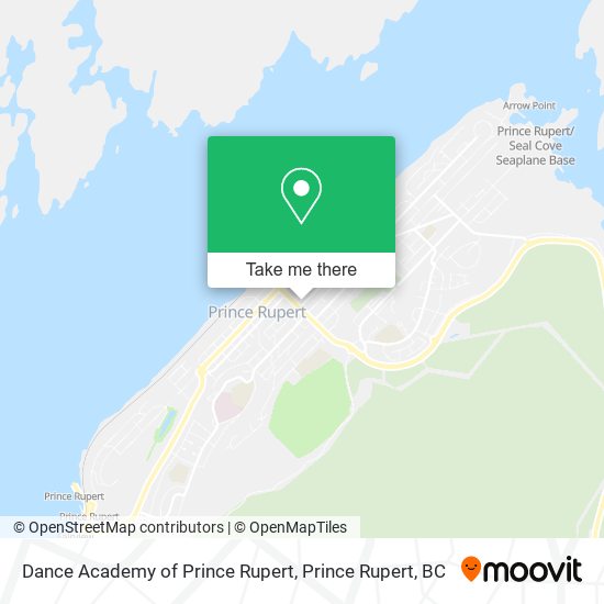 Dance Academy of Prince Rupert map