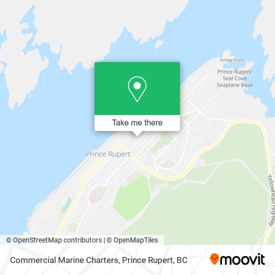 Commercial Marine Charters map