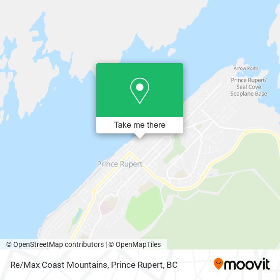 Re/Max Coast Mountains map