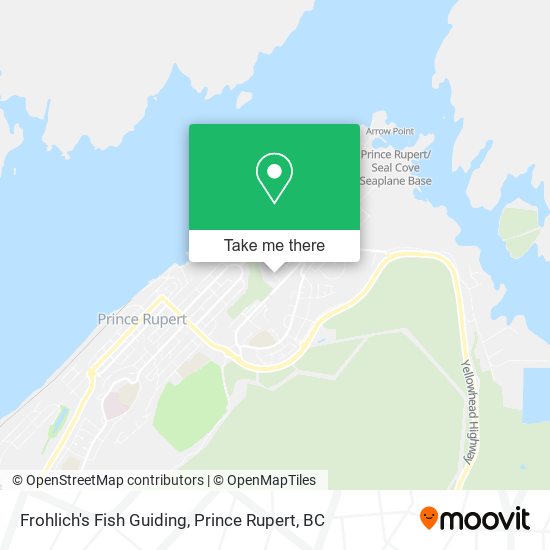 Frohlich's Fish Guiding map