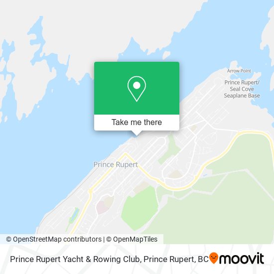 Prince Rupert Yacht & Rowing Club map