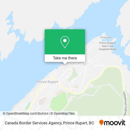 Canada Border Services Agency map