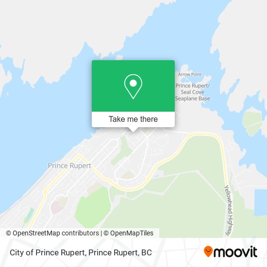 City of Prince Rupert map
