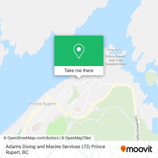 Adams Diving and Marine Services LTD map