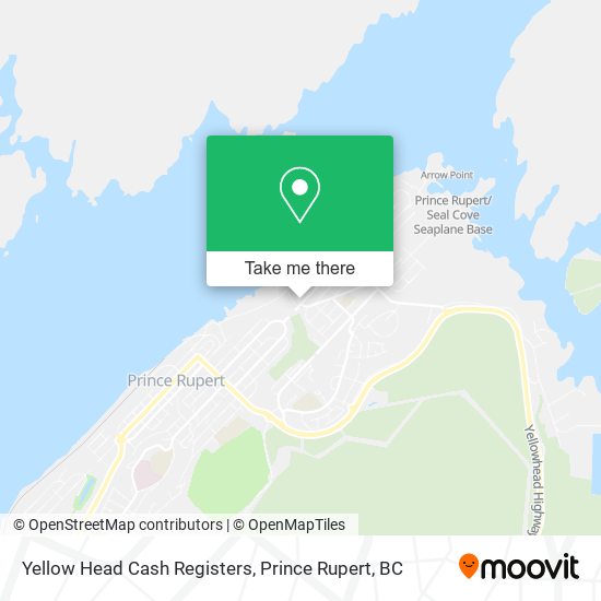 Yellow Head Cash Registers map