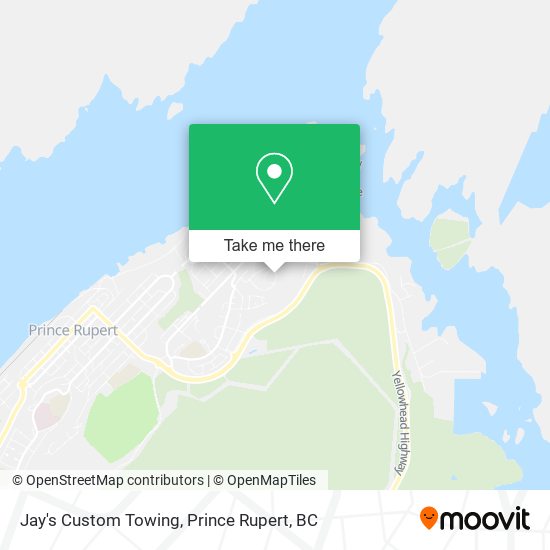 Jay's Custom Towing map