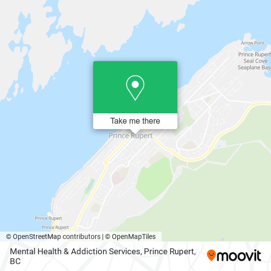 Mental Health & Addiction Services map