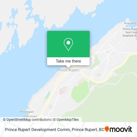 Prince Rupert Development Comm map