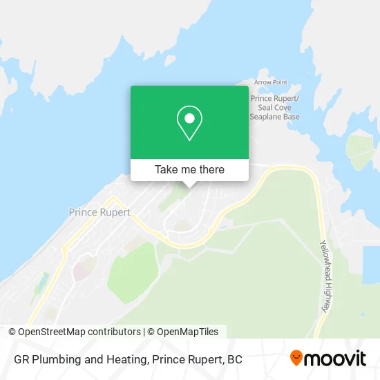 GR Plumbing and Heating map