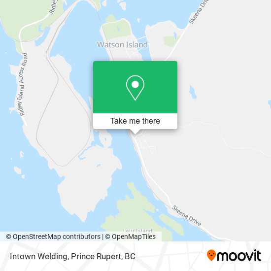 Intown Welding map