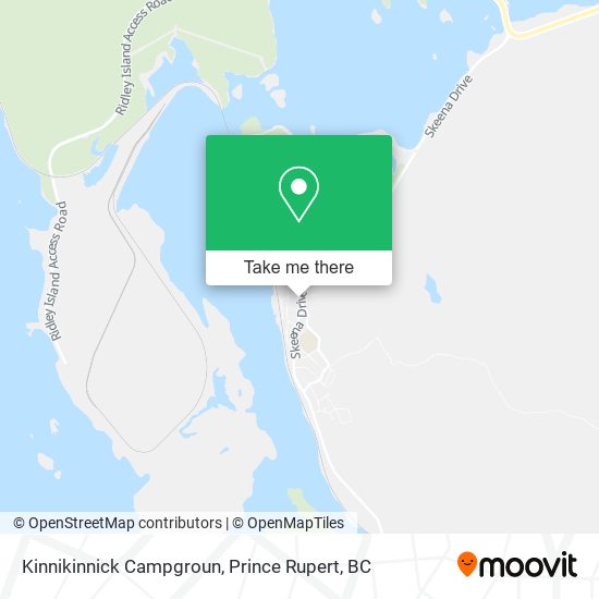 Kinnikinnick Campgroun map