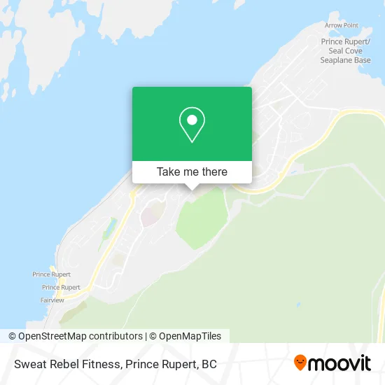 Sweat Rebel Fitness map