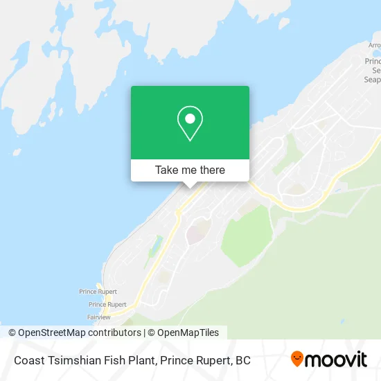 Coast Tsimshian Fish Plant map