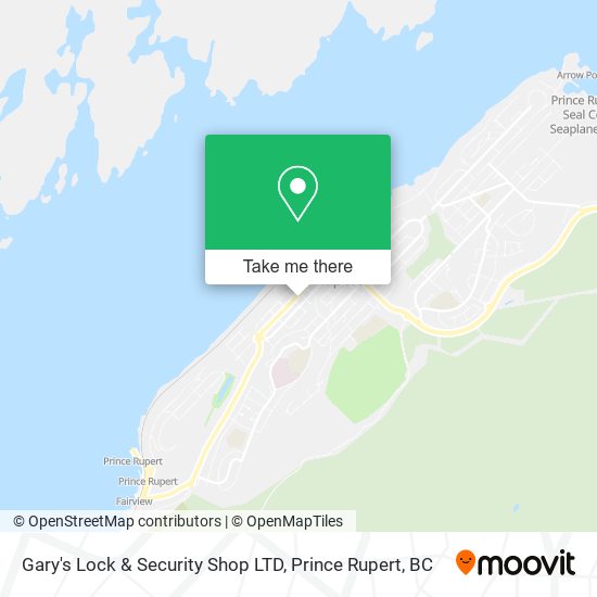 Gary's Lock & Security Shop LTD map