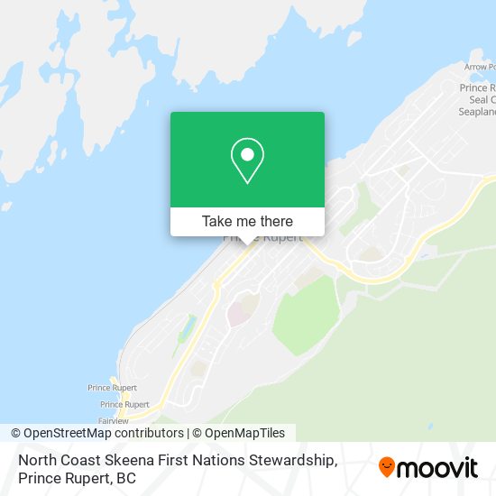 North Coast Skeena First Nations Stewardship map