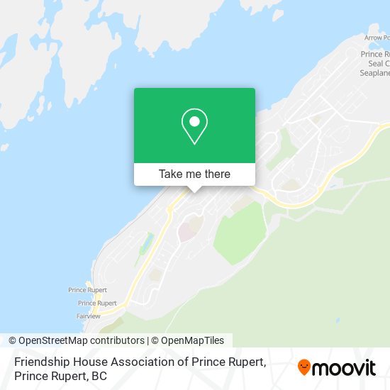 Friendship House Association of Prince Rupert map