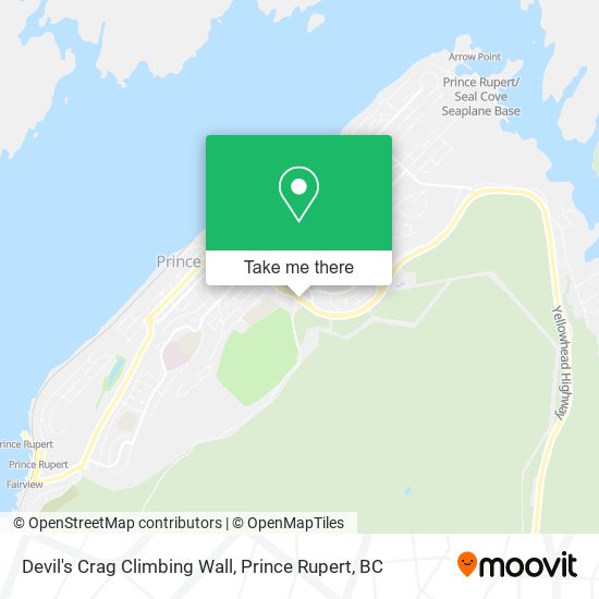 Devil's Crag Climbing Wall map