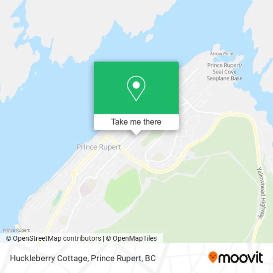 Huckleberry Cottage map