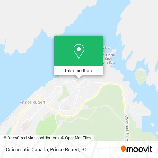 Coinamatic Canada map