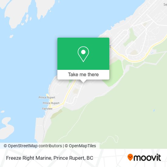 Freeze Right Marine map
