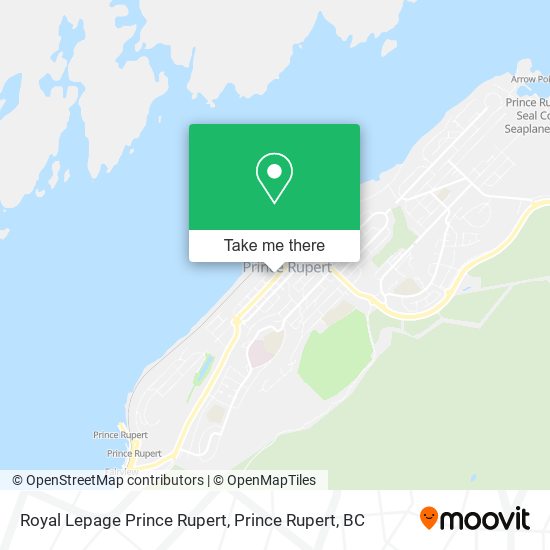 Royal Lepage Prince Rupert map