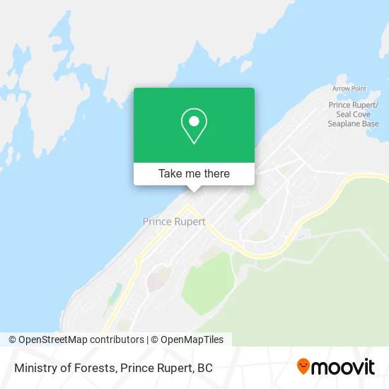 Ministry of Forests map