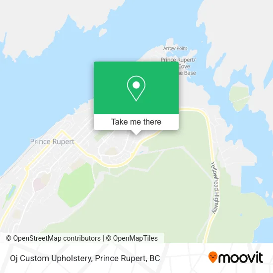 Oj Custom Upholstery map