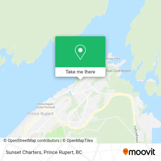 Sunset Charters map