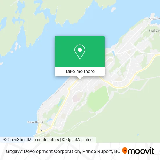 Gitga'At Development Corporation map