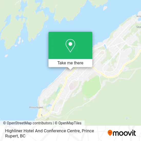 Highliner Hotel And Conference Centre map
