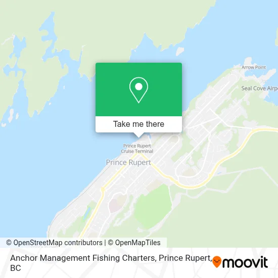 Anchor Management Fishing Charters map