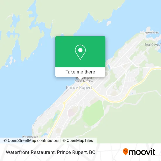 Waterfront Restaurant map