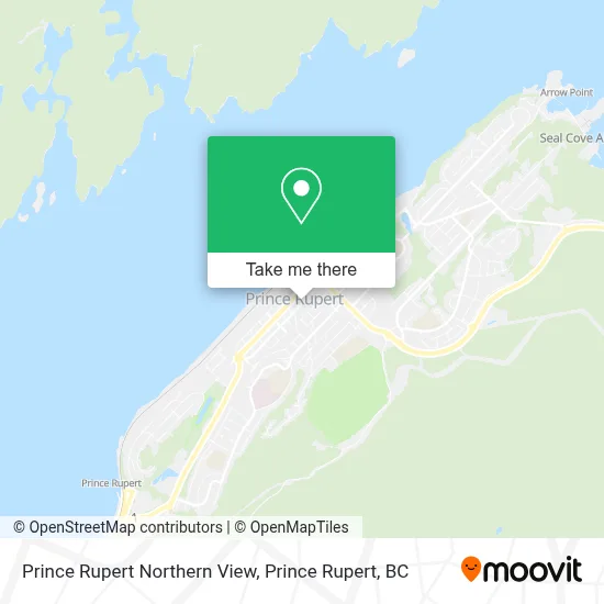 Prince Rupert Northern View map
