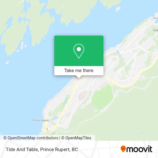 Tide And Table map