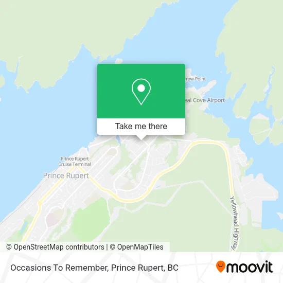 Occasions To Remember map