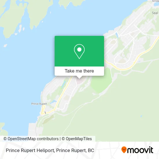 Prince Rupert Heliport map
