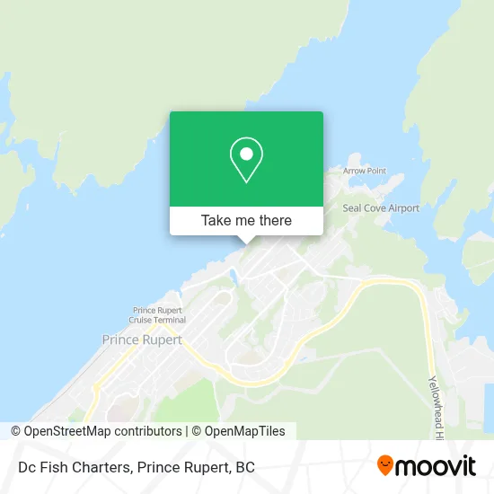 Dc Fish Charters map