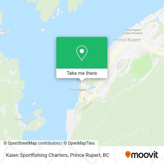 Kaien Sportfishing Charters map