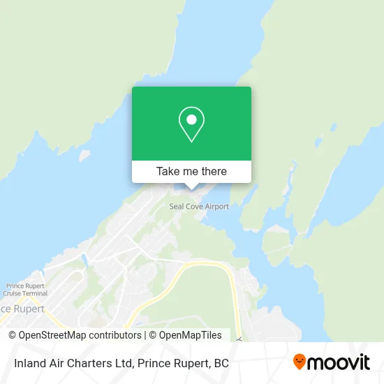 Inland Air Charters Ltd map