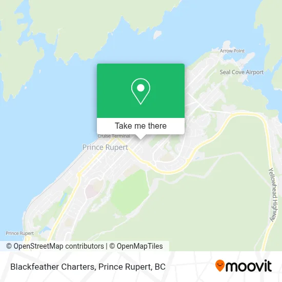 Blackfeather Charters map