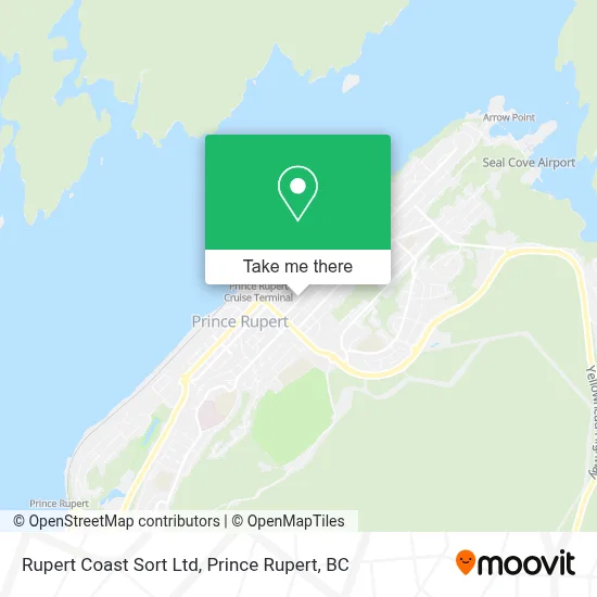 Rupert Coast Sort Ltd map