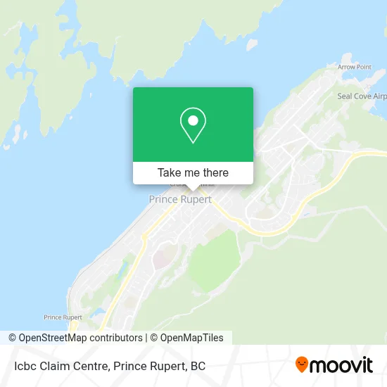Icbc Claim Centre map