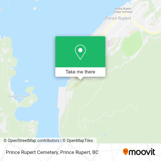 Prince Rupert Cemetery map