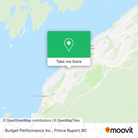 Budget Performance Inc. map