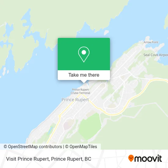 Visit Prince Rupert map