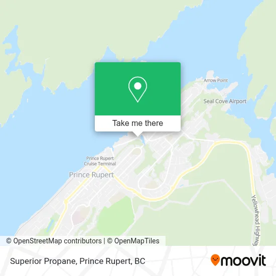 Superior Propane map