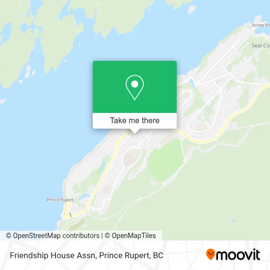 Friendship House Assn map