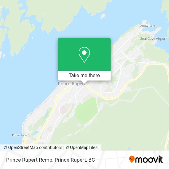 Prince Rupert Rcmp map