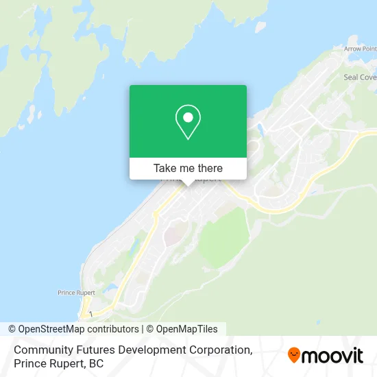 Community Futures Development Corporation map